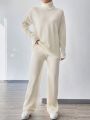 Women's Casual Basic Sweater Two Piece Set