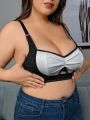 Plus Size Women's Hollow Out Bustier