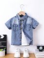 Boys' (Little) Blue Denim Jacket