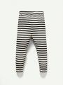 Cozy Cub Infant Girls' Polka Dot Printed Solid Color Skinny Pants 3pcs Set