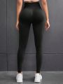 Yoga Basic Solid Color Women'S Sports Leggings/Tights