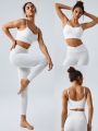 GLOWMODE Featherfit™ Heart-Shaped U Back Adjustable To The Studio Sports Bra Low Impact Yoga Studio