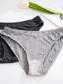 Women'S V-Shaped Waist Printed Seamless Triangle Panties (12pcs/Pack)