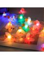 Christmas Bee & Fairy String Lights, Waterproof Outdoor String Lights For Christmas Trees, Gardens, Patios, Doorways, Parties, Weddings, Indoor Bedroom Decor