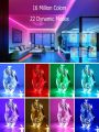 Bedroom Led Strip Lights, 10-30m Music Sync Color Changing Strip Lights With Remote And App Control, Rgb Led Strip For Room Home Party Decoration, 24v