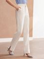 MOTF PREMIUM LADIES' SOLID COLOR SUIT PANTS