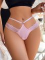 Women'S Lace Patchwork Thong Underwear