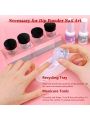 Saviland 31PCS Dip Powder Nail Kit - 20 Colors Dipping Powder Liquid Set with Base&Top Coat Activator Brush Saver, Recycling Tray Dip Manicure Tools Kit for Nail Repair Home DIY Salon Use Gifts