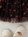 Baby Girls' Heart Shape Mesh Tutu Skirt