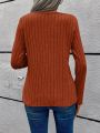 V-Neck Long Sleeve T-Shirt