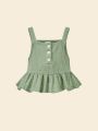 Cozy Cub Baby Ruffle Hem Cami Top & Shorts