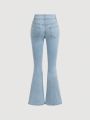 SHEIN Teen Girl Flare Leg Jeans