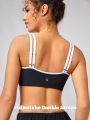 GLOWMODE FeatherFit™ Multi-Strap Sports Bra Light Support Low Impact Yoga