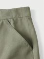 TRIVOT Men Slant Pocket Straight Leg Pants