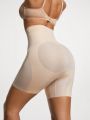 Mesh Insert High Waist Body Shaping Shorts