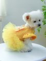 1pc Pet Clothes Dog & Cat Apparel Princess Wedding Dress Style Skirt For Autumn And Winter