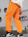 Tween Boy Flap Pocket Side Cargo Pants