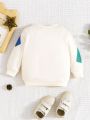 Baby Boy Letter Graphic Sweatshirt