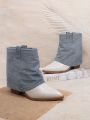 Women's Denim Ankle Boots