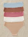 5pcs/pack Seamless Women's Triangle Panties