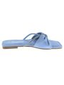 Women's Solid Color Sandals Summer Leisure Bowknot Slippers Single Shoes Roman Flat Shoes