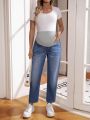 SHEIN Maternity Casual Over Bump Skinny Jeans