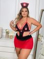 Plus Size Sexy Lingerie 3pcs/Set