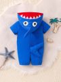 SHEIN Male Baby Shark Jumpsuit Styling Suit