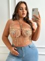 Plus Size Chain Necklace Bra Accessories