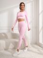 Seamless Yoga Workout Women's Athletic Set