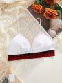 SHEIN Women's Underwear Bra Triangle Cup Can Be Worn Outside For Sporty Feel