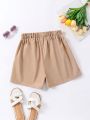 Teenagers (Female) Casual Elegant Simple Urban Suit Shorts