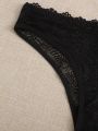 4pack Contrast Lace Panty