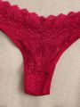 4pack Contrast Lace Panty