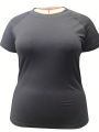 Daily&Casual Women's Plus Size Yoga Sports T-shirt