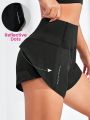 Yoga Basic Wide Waistband Sports Shorts