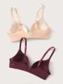 2pack Plain Bra Set