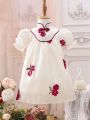 Baby Girl Autumn Princess Dress Chinese Style Cheongsam Children'S Hanfu Dress