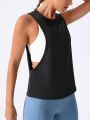 Yoga Sxy 1pc Ladder Cut Out Back Sports Tank Top