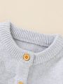 Baby Girls' Button Front Cardigan