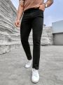 SHEIN Men Solid Skinny Jeans