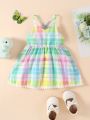 Baby Girls' Plaid Sleeveless Dress