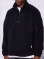 SUMWON Half Zip Borg Sweatshirt