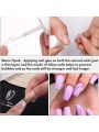 Super Strong Nail Glue for Acrylic Nails,Nail Tips, Press On Nails, Fake Nails, Salon Quality Brush On Nail Glue Easy Application Durable & Long-Lasting Makartt Glue False Nails