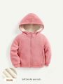 Cozy Cub Baby Girl Zip Up Thermal Lined Hooded Jacket