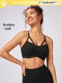 GLOWMODE FeatherFit™ Fab Fit Adjustable Sports Bra Light Support Low Impact Yoga