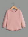 SHEIN Young Boy Casual And Comfortable Thin Long Sleeve T-Shirt
