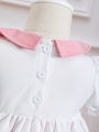 Babydoll Collar Dress For Infants