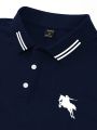 Manfinity Homme Men's Horse Printed Shirt