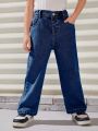 Young Girl Slant Pocket Straight Leg Jeans